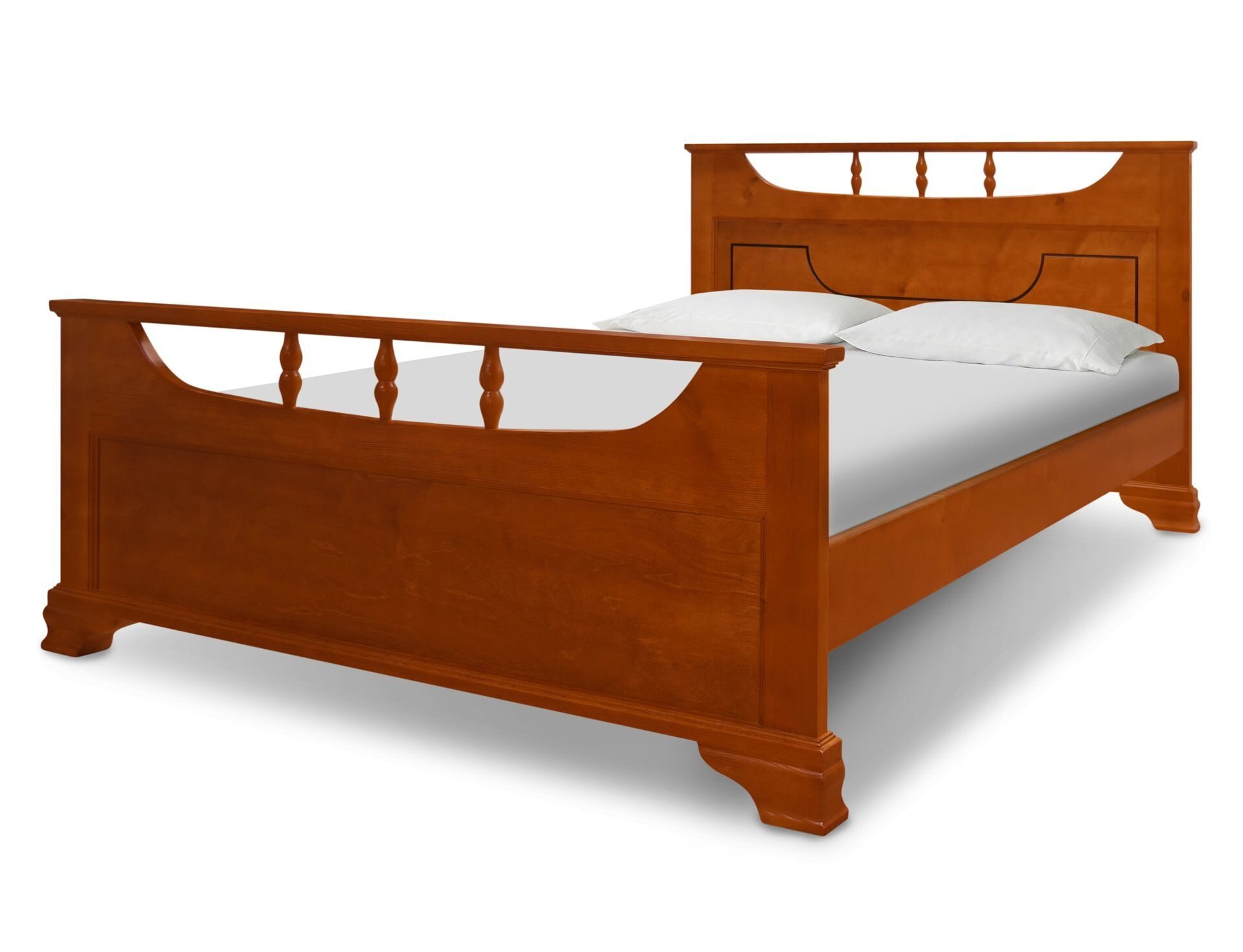 Купить кровать из массива в спб. Кровать из массива. Кровать деревянная односпальная.